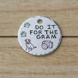 Gram- Simple Style - Copper Paws Dog Tags