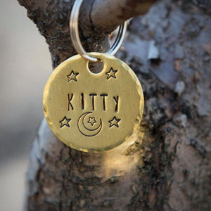 Night Owl- Kitty Tag - Copper Paws