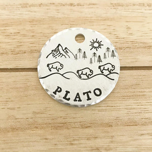 Plato- Simple Style - Copper Paws Dog Tags