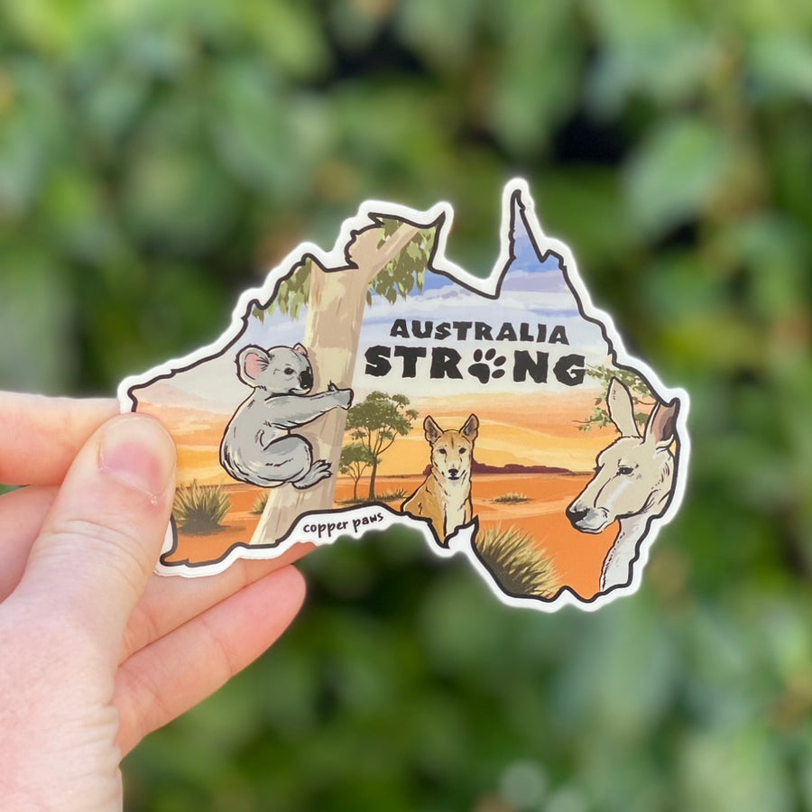 Australia Strong Sticker
