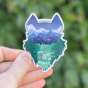 Husky Pup Sticker
