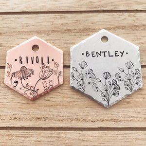 1.5" Tag Sizing Upgrade- (circle/hexagon only) - Copper Paws Dog Tags