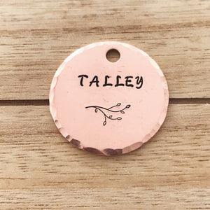 Talley- Simple Style - Copper Paws Dog Tags