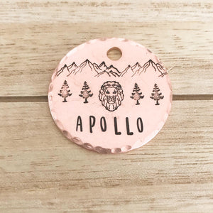 Leo- Simple Style - Copper Paws Dog Tags