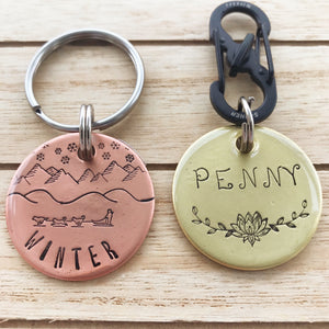Small Ring Upgrade - Copper Paws Dog Tags