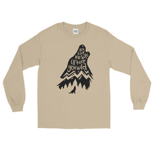 Wild Wolf Long Sleeve Shirt - Copper Paws