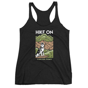 Hike On Women's Tank - Copper Paws
