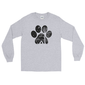 Camp Paw Long Sleeve Shirt - Copper Paws